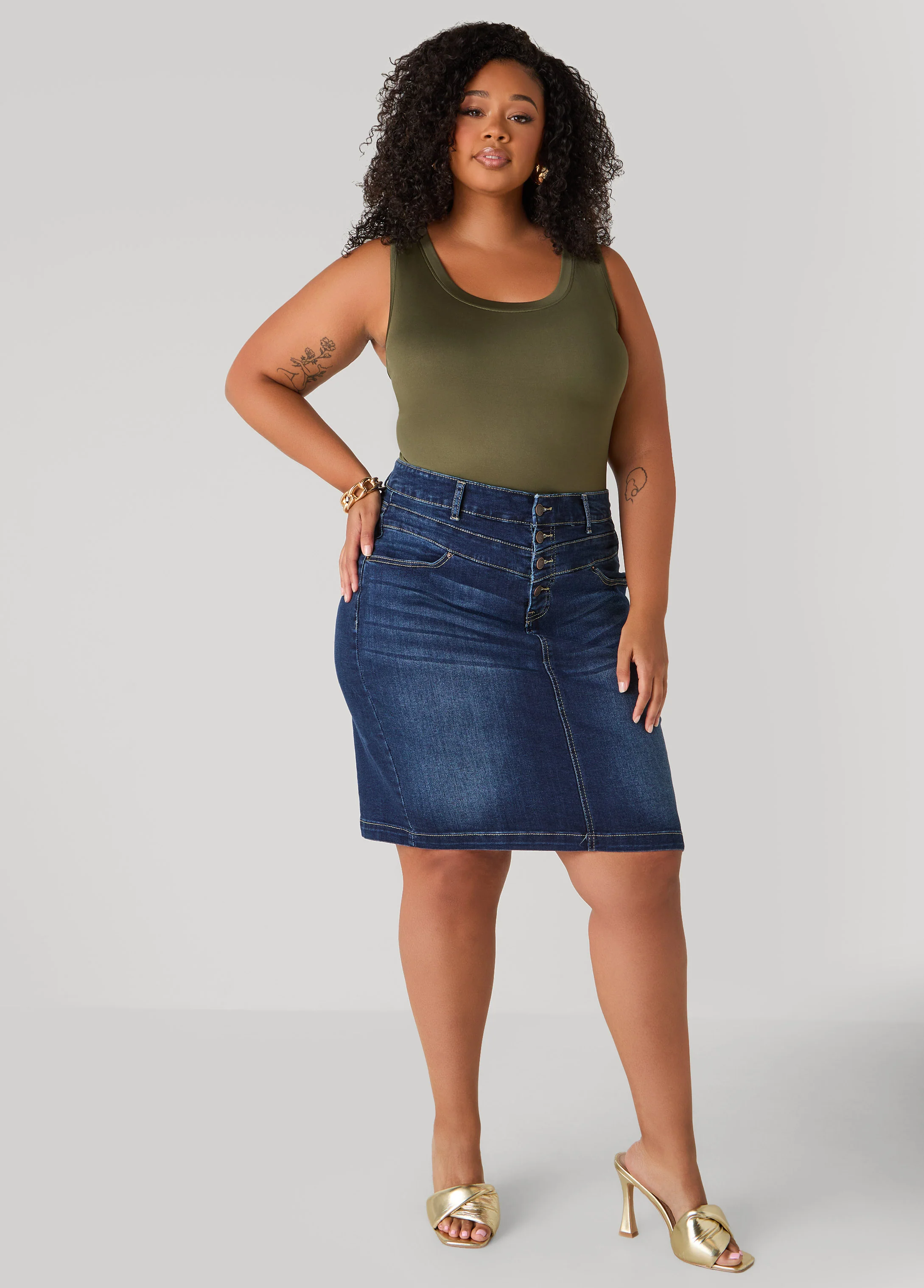 Basic Knit Cami Top - Image 3