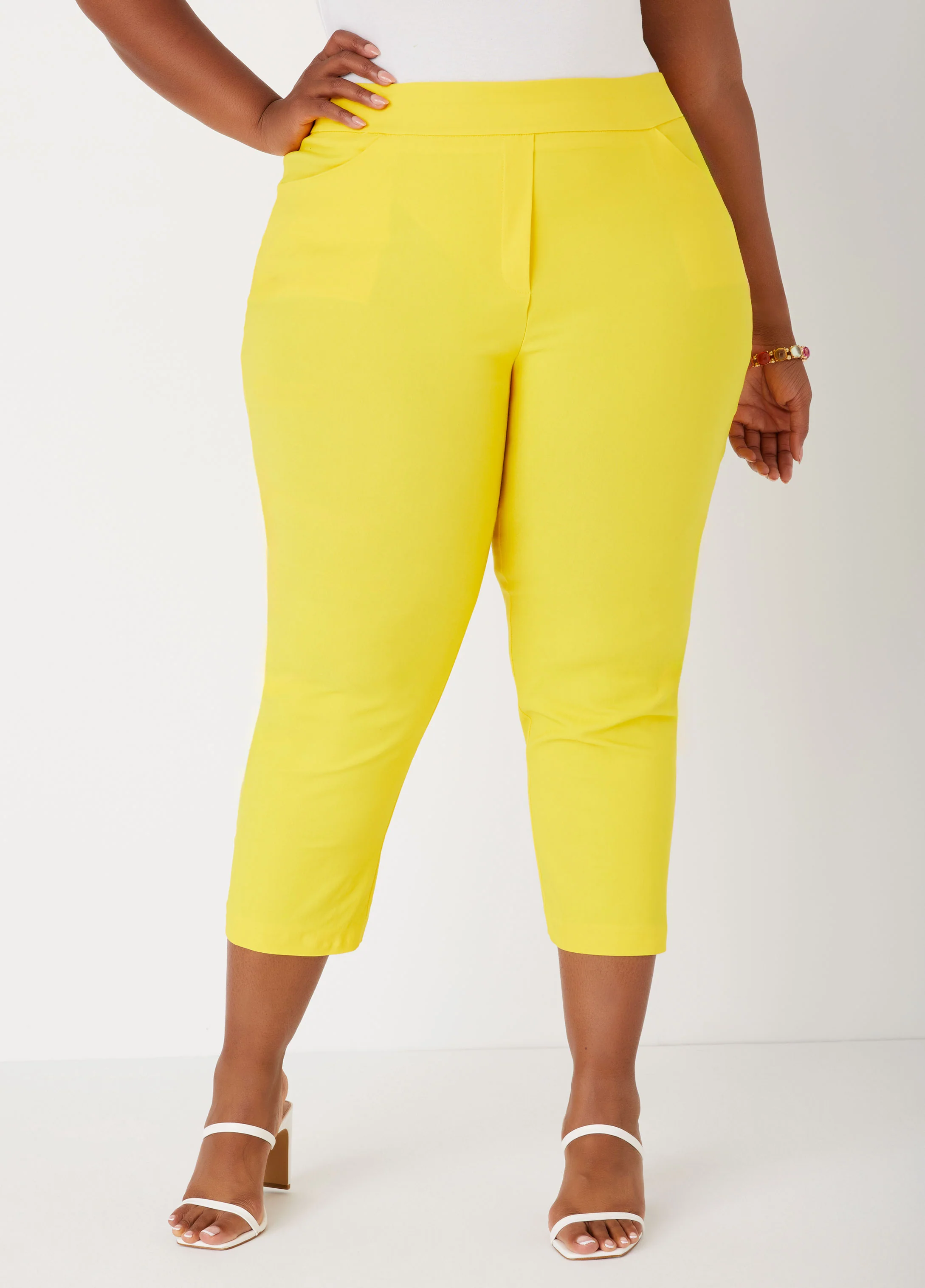 Pull On Mid Rise Capris - Image 8