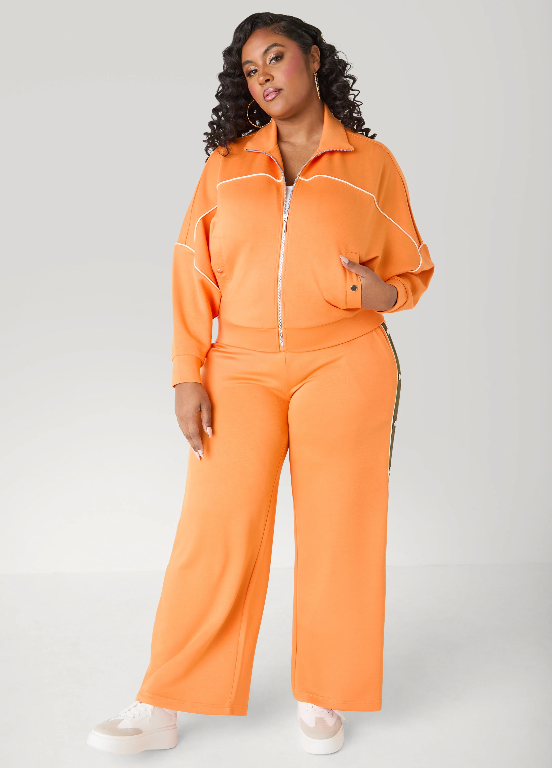 Piped Jersey Track Jacket - Image 9