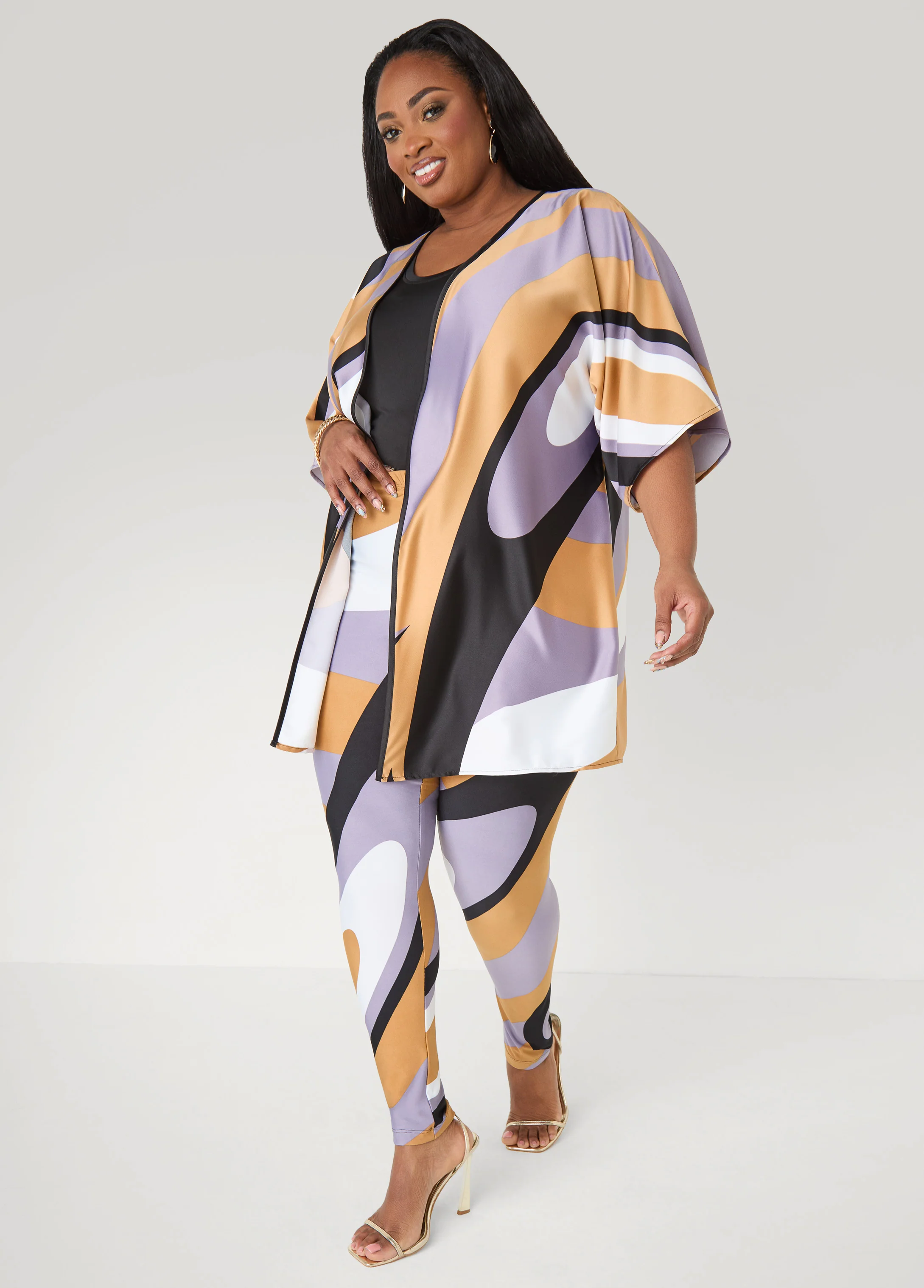Swirl Print Leggings - Image 3
