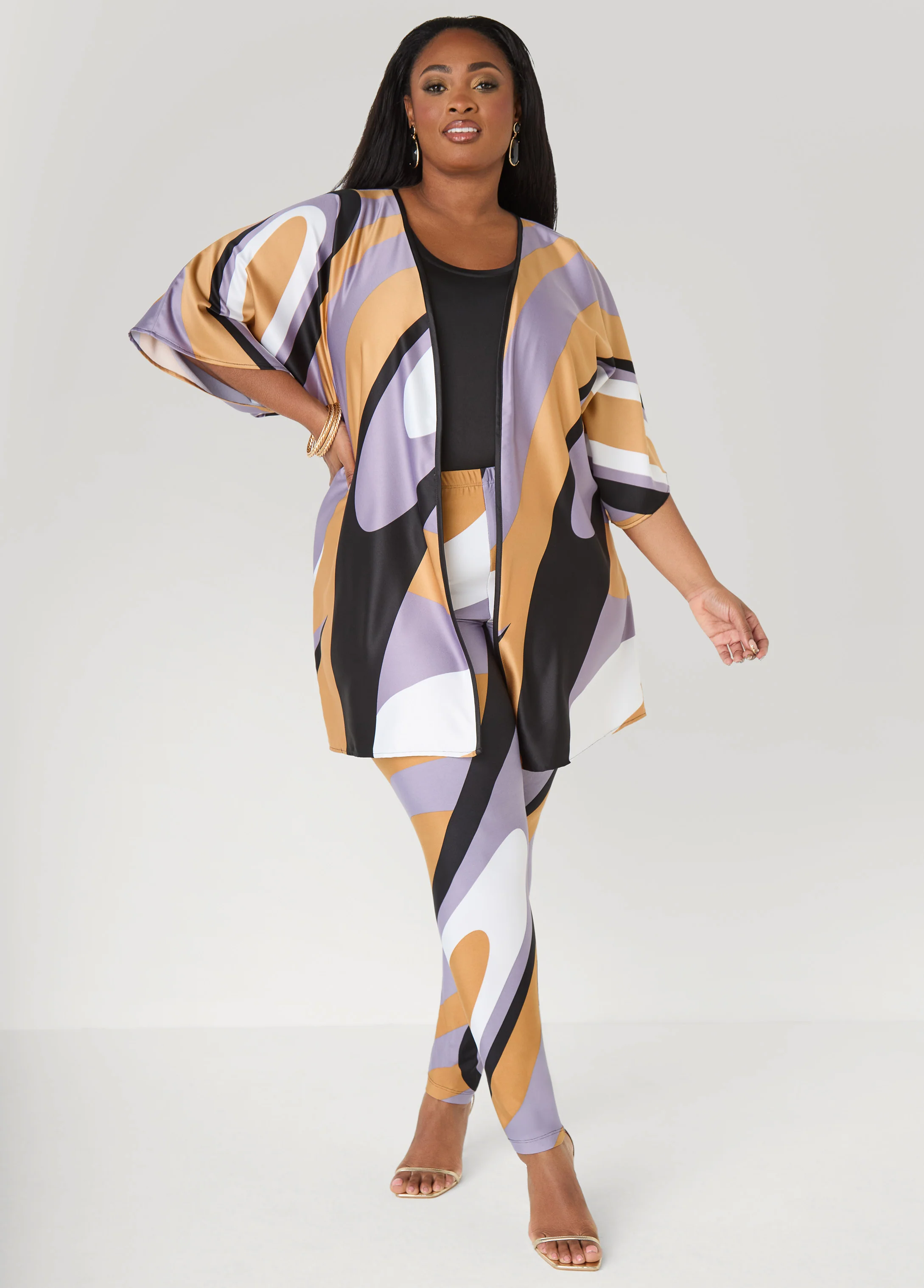 Swirl Print Leggings - Image 4