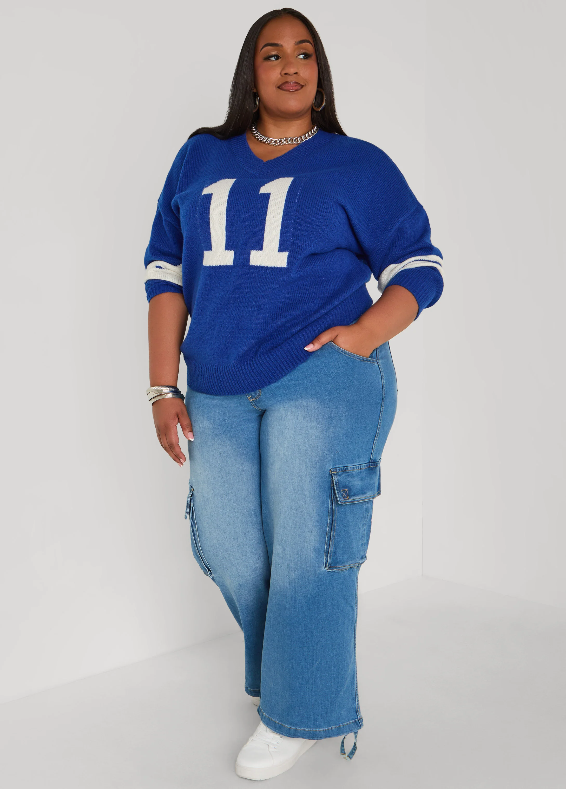 11 Jacquard Varsity Sweater - Image 4